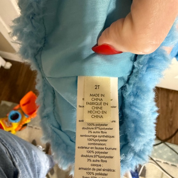 Pottery Barn x Sesame Street Cookie Monster Halloween Costume 2T Worn Once - Picture 3 of 6